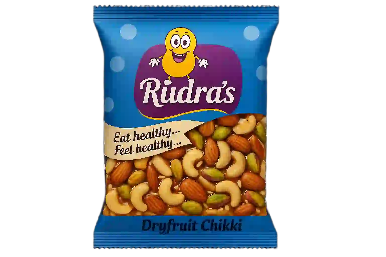 rudras small packet of dryfruit chikki image