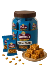rudras peanut chikki jar